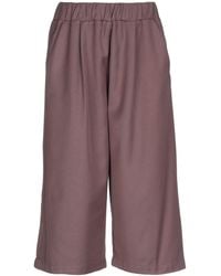 Anonyme Designers Cropped Trousers - Brown
