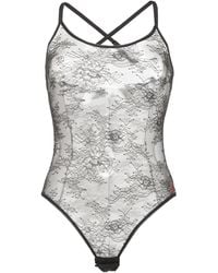 Off-White c/o Virgil Abloh - Lace Bodysuit - Lyst