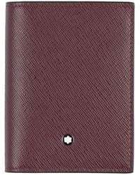 Montblanc - Plum Wallet Leather - Lyst