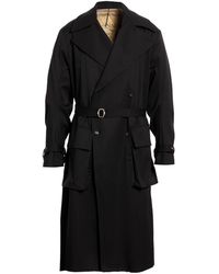 Masnada - Overcoat & Trench Coat Wool, Elastane - Lyst
