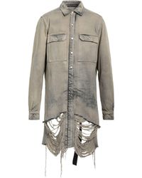 Rick Owens - Denim Shirt Cotton - Lyst