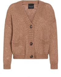 Roberto Collina - Camel Cardigan Baby Alpaca Wool, Polyamide, Wool - Lyst
