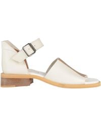Moma - Ivory Sandals Leather - Lyst