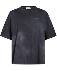 Laneus - Charcoal T-Shirt Cotton - Lyst