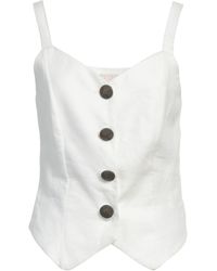 AMARANTE DO BRASIL - Top Linen - Lyst
