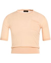 Roberto Collina - Apricot Sweater Merino Wool - Lyst