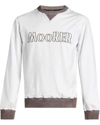 Moorer - Sweatshirt Viscose, Polyamide, Elastane - Lyst