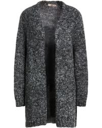 Carla G - Charcoal Cardigan Wool, Polyacrylic, Alpaca Wool - Lyst
