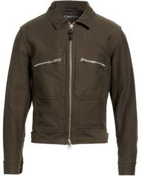 Tom Ford - Dark Denim Outerwear Cotton - Lyst