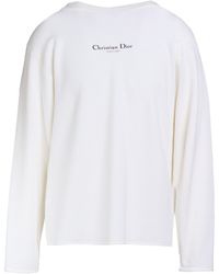 Dior - Ivory Sweater Cotton, Virgin Wool - Lyst