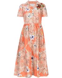 Valentino Midikleid - Mehrfarbig