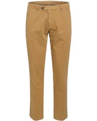 Roy Rogers - Khaki Pants Cotton, Elastane - Lyst