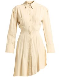 Mugler - Midi Dress Viscose - Lyst