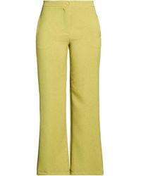 Peperosa - Lime Pants Polyester - Lyst