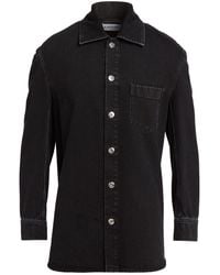Lanvin - Denim Outerwear Cotton, Calfskin - Lyst