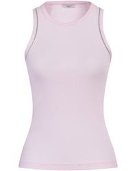 Peserico - Tank Top Cotton, Elastane - Lyst