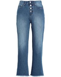 Pantalon en jean Jean MICHAEL Michael Kors en coloris Bleu Femme Vêtements Jeans Jeans évasés 