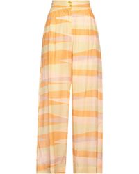 SKILLS & GENES - Pants Cotton, Silk - Lyst