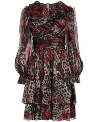 Dolce & Gabbana - Mini Dress - Lyst
