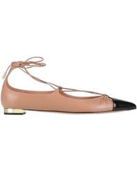 Aquazzura - Ballet Flats Leather - Lyst