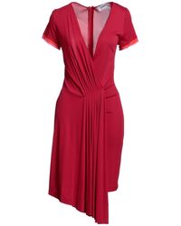 Frase - Francesca Severi - Brick Midi Dress Viscose - Lyst