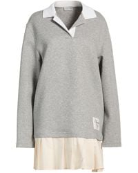 Moncler - Mini Dress Cotton, Polyamide, Polyester - Lyst
