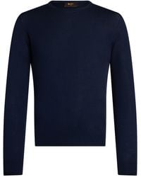 Moorer - Midnight Sweater Cotton - Lyst