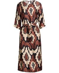 CONNOR & BLAKE - Midi Dress Viscose - Lyst