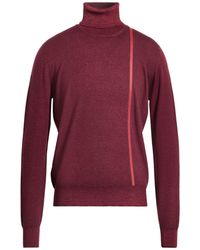 Drumohr - Burgundy Turtleneck Merino Wool - Lyst