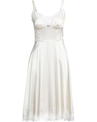 Dolce & Gabbana - Midi Dress Silk, Cotton, Polyamide, Viscose - Lyst