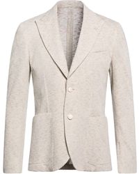 Barbati - Ivory Blazer Cotton, Viscose, Polyester, Linen, Elastane - Lyst
