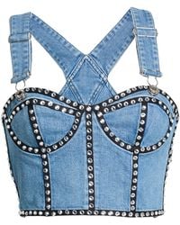 Moschino - Top Cotton, Elastane - Lyst