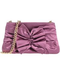 Alberta Ferretti - Cross-Body Bag Leather, Textile Fibers - Lyst