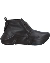 Giorgio Armani - Dark Ankle Boots Soft Leather - Lyst