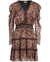 Liu Jo - Mini Dress Polyester, Metallic Fiber - Lyst
