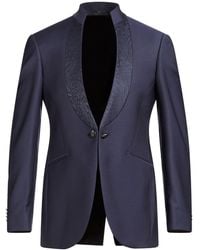 Luigi Bianchi - Blazer Polyester, Virgin Wool, Elastane - Lyst
