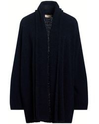 Gentry Portofino - Midnight Cardigan Virgin Wool, Polyamide - Lyst
