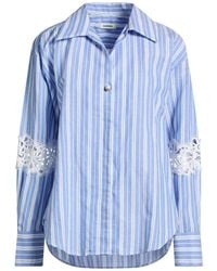 Sandro - Light Shirt Cotton, Linen - Lyst