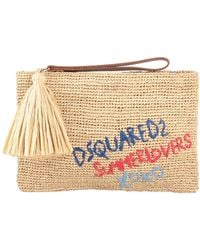 DSquared² - Handbag Natural Raffia - Lyst