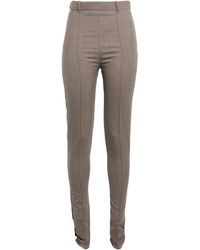 ALAINPAUL - Taupe Pants Virgin Wool, Polyamide, Elastane - Lyst