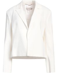 Agnona - Blazer Cotton, Viscose, Elastane, Metal - Lyst
