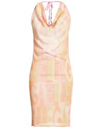 Gaelle Paris - Midi Dress Cotton, Acrylic, Viscose, Polyester - Lyst