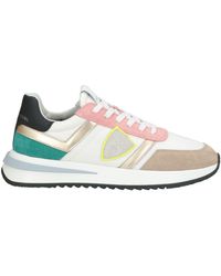 Philippe Model - Khaki Sneakers Leather, Textile Fibers - Lyst