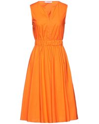 Caractere Midi Dress - Orange