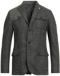L.B.M. 1911 - Blazer Cotton, Wool, Linen, Polyester, Polyamide - Lyst