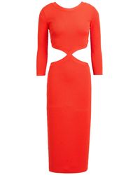 Elisabetta Franchi - Midi Dress - Lyst