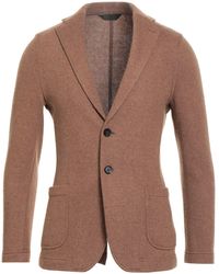 Paoloni - Camel Blazer Wool, Polyamide - Lyst