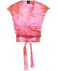Pinko - Fuchsia Top Cotton - Lyst