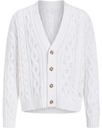 1989 STUDIO - Cardigan Cotton, Polyamide - Lyst