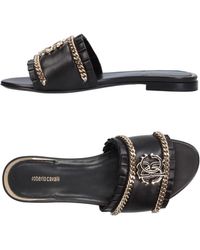 Roberto Cavalli Flat sandals for Women - Up to 70% off | Lyst